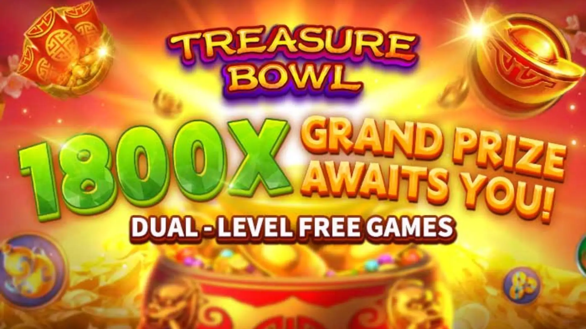 Multiplicadores Treasure Bowl 3355bet - 7777x Máximo com Tigela Dourada